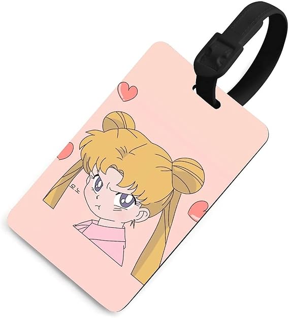 Amazon Co Jp 美少女戦士セーラームーン おしゃれ 荷物タグ ネームプレート 紛失防止 名札 ラゲッジタグ ベルト付き スーツケースタグ バッグ用 旅行用品 バッグ用 ネームホルダー 住所 メッセージなど 便利グッズ 服 ファッション小物