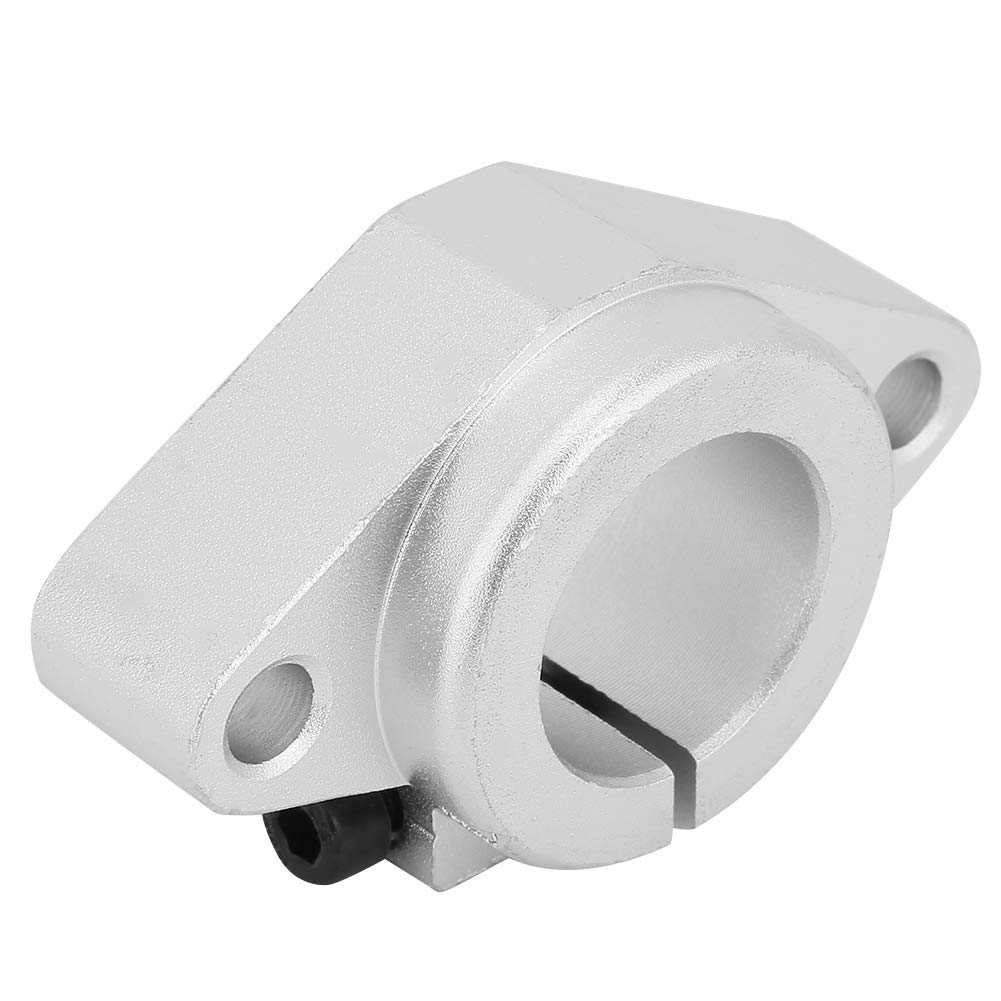 Pack of 2 Aluminum Alloy Linear Rail Shaft Guide Support SHF20 Bracket Horizontal Slide Bearing for CNC Machines and Industrial Equipment