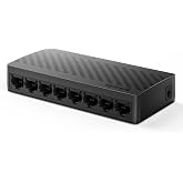 Tenda 8 Port Gigabit Ethernet Switch, Desktop Ethernet Splitter Plug &amp; Play | Unmanaged Network Switch Hub with LED, Wall-Mount Internet Switch, Fanless Quiet, for Laptop, Router, PC, NAS (SG108)