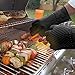 Verde River Products Silicone Heat Resistant BBQ Grilling Gloves - Best Protective Insulated Kitchen - Oven – Grill – Baking - Smoker & Cooking - Waterproof Grip - Replace Potholder & Mitts XL Black