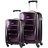 Samsonite Winfield 2 Hardside Expandable Luggage with Spinner Wheels (Purple, 2-Piece Set (20/28))