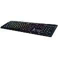 Logitech G915 LIGHTSPEED RGB Mechanical Gaming Keyboard, Low Profile GL Tactile Key Switch, LIGHTSYNC RGB, Advanced Wireless and Bluetooth Support - Tactile,Black