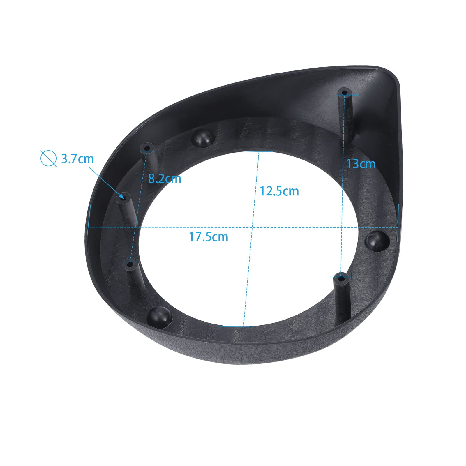 6.5 Inches Lower Fairing Speaker Box Pods Compatible with Harley Touring 1996-2024 Lower Vented Fairings