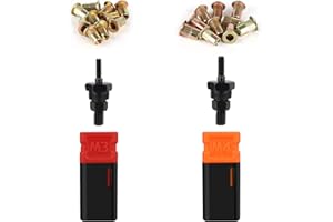 Rivet Nut Too Mandrel Tip & Nosepiece Set M3, M4 & 20 Rivnuts Kit for NEXTACK NT600, NT700 & NT800, Rivnut Tool 607, 1442 & 1443B Swap Spare Parts & Rivnuts Nutserts Kit Accessories
