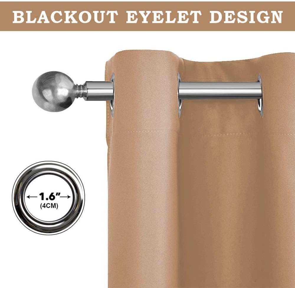 Aspire Homeware Blackout Curtains for Bedroom - Image 4