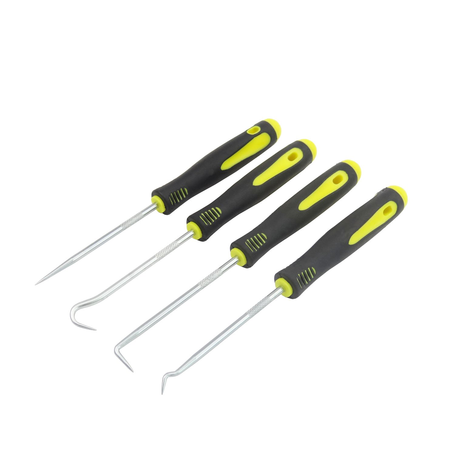 格安人気 Wisdomen 4pcs車フックオイルシールoリングシールリムーバーフックとピックセットハンドツール B073tk3c 驚きの値段 Lactld Org