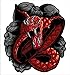 2 sticker set Red Snake 5 inch x 5 inch Motorcycle Sticker Honda CBR Kawasaki Ninja Yamaha YZF Harley Davidson Decal Set