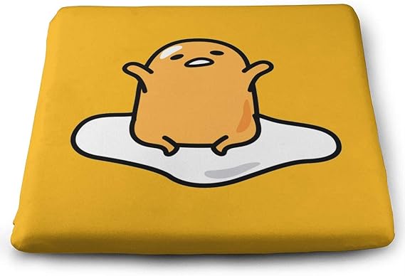 Amazon Co Jp ぐでたま 無理無理 低反発座布団 超通気性 シートクッション イス用 椅子用クッション 四角 座り心地抜群 優れた体圧分散 ふわふわ かわいい おしゃれ シンプル カバー取り外し可 洗える 35cm 38cm コンシールファースナー 服 ファッション小物
