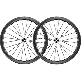 WINSPACE UNAAS PRO2 Carbon Fiber Wheelset 700C Disc Brake Carbon Spokes Wave Rim Ultralight 1430g 45-50mm Depth Road Bike Wheels, Tubeless Ready.