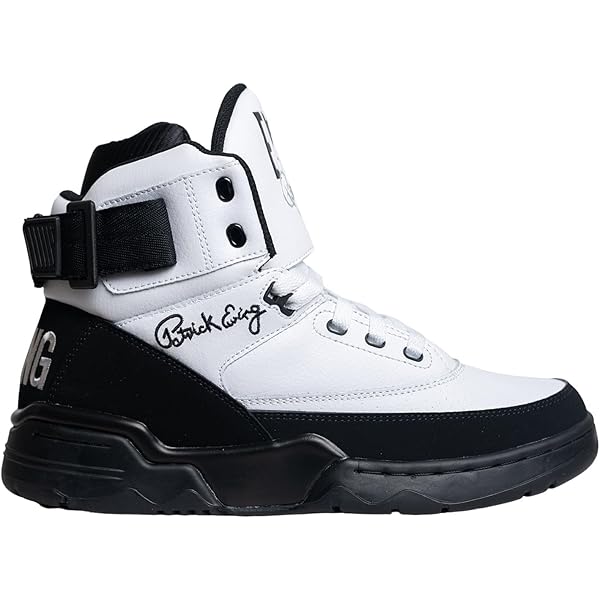 Amazon.com | Ewing PATRICK ATHLETICS 33 HI White/Black/Silver