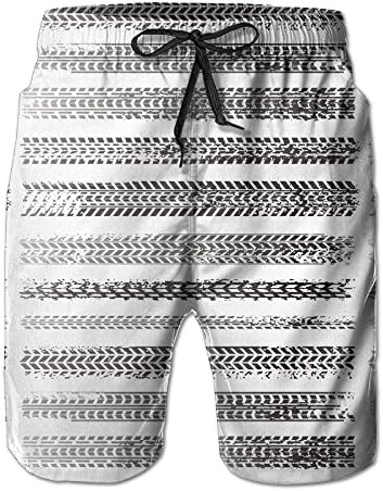 Men's Tyre Tire Printing Beach Shorts Swimming Trunks Cargo Shorts