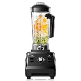 Blender for Smoothies, Ice Crushing, Frozen Fruits, Countertop Blenders for Kitchen, Smoothie Blender with 68Oz Pitcher, Black