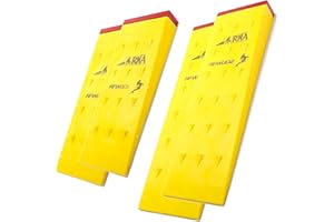 RNA Hammerhead Professional Tree Felling Wedge Set - 10-Inch High-Impact ABS Plastic Wedges with Steel Insert, Logging Equipm