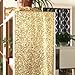 Sequin Table Runners Gold- 12 by 72 Inch Glitter Gold Table Runner-Gold Event Party Supplies Fabric Decorations for Holiday Wedding Birthday