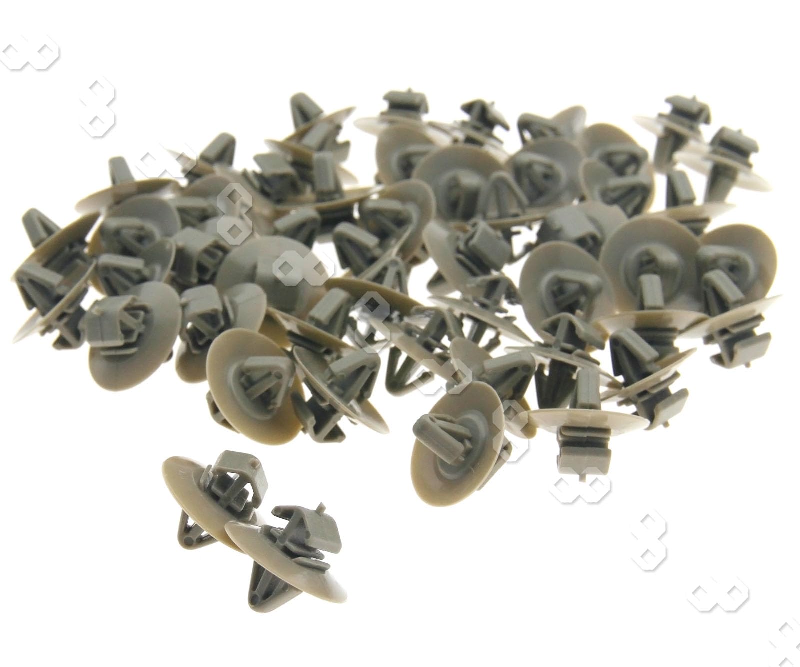 OTOTEC 50Pcs Trim Clips Side Moulding Door Car Plastic Clips Lower Protector Trim Compatible With Renault Master