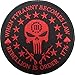Patch Squad Men's Three Percent Tyranny Punisher Liberty Morale Patch (Black/Red)