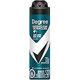 Degree Men UltraClear Black + White Dry Spray Antiperspirant anti-stain deodorant for men with 72h protection, 107g