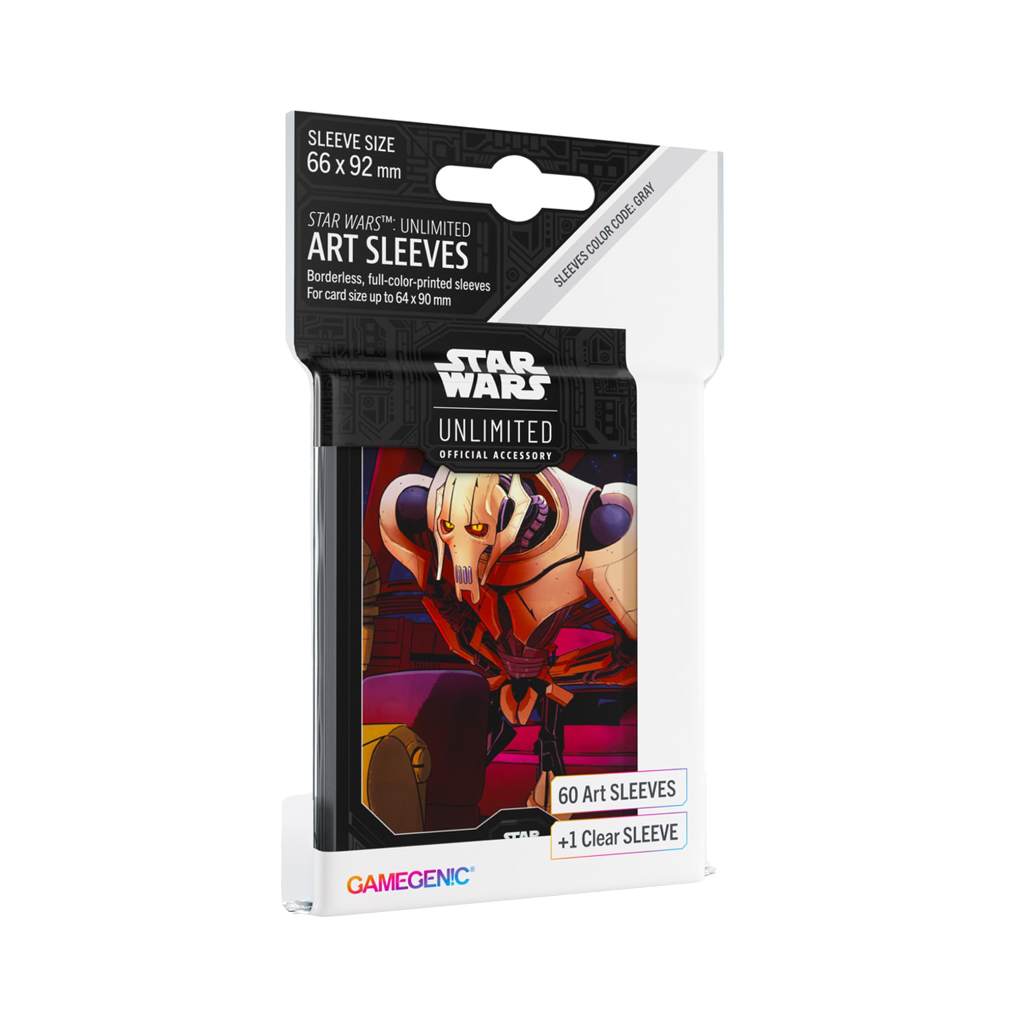 Gamegenic GGS15060ML Star Wars Unlimited General Grievous Trading Card Game Accessory, Multi-Colour