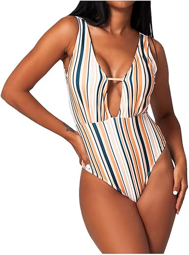 v neck swimming costume