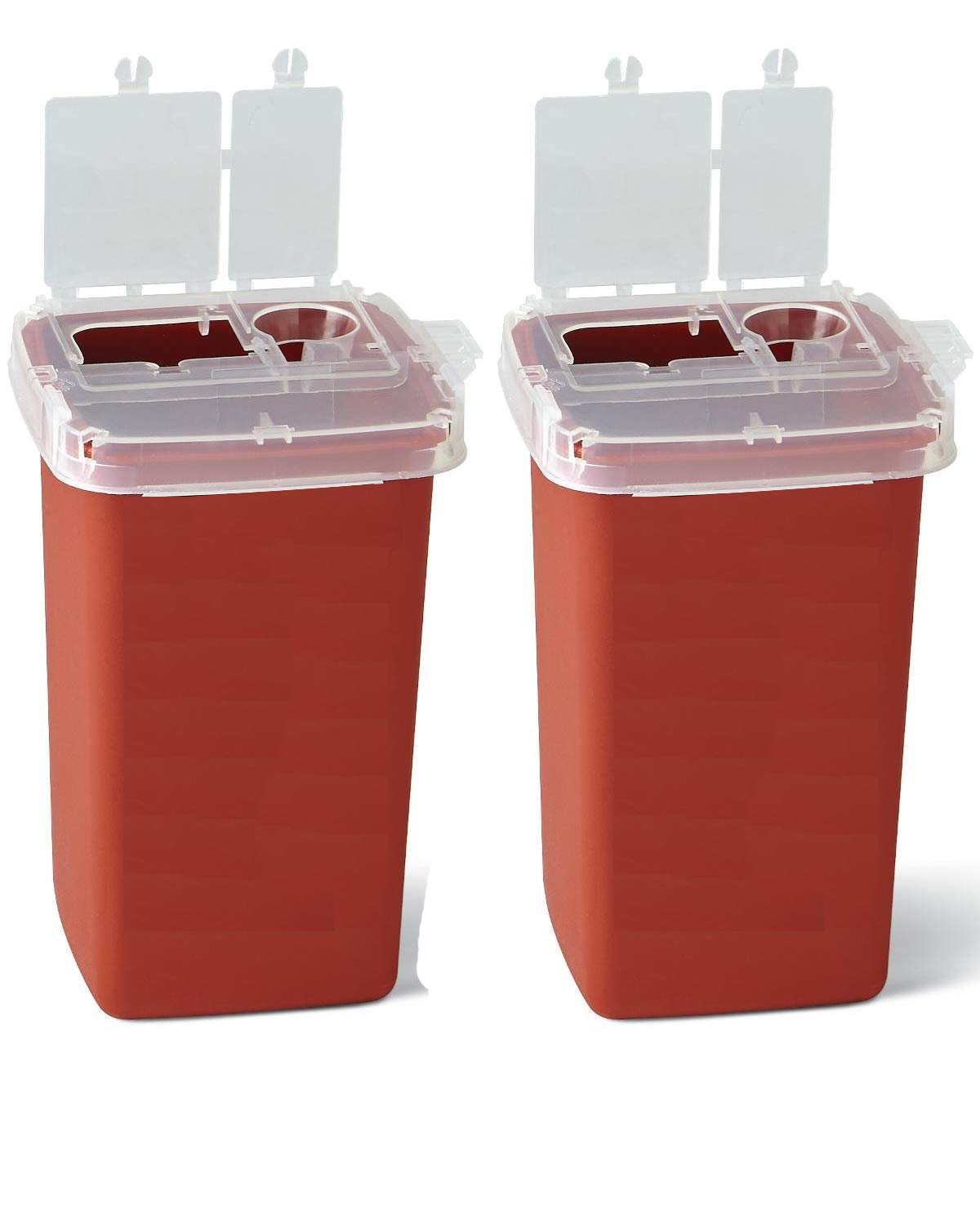 2 Pack Sharps Container Biohazard Needle Disposal Container 1 Quart