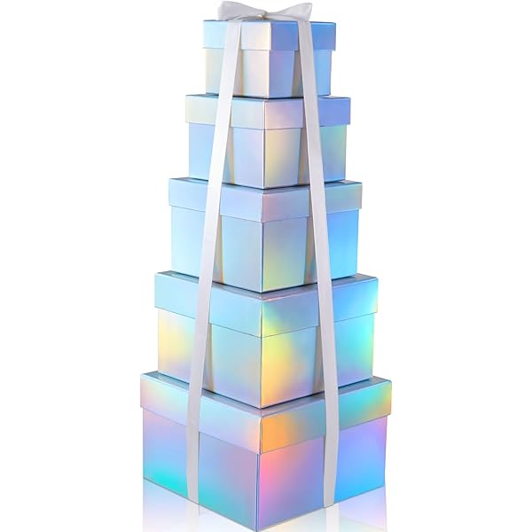 BD付きカラバリ サプライズ GiftBox Amazon.com : Dispowreath 4 Pcs Birthday Gift Boxes with Lids