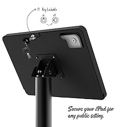 Beelta Tablet Kiosk Floor Stand, Anti-Theft, Rotate
