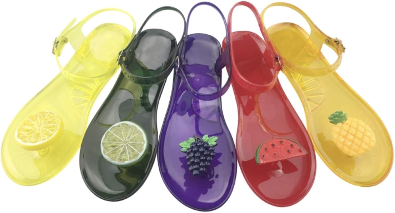 jelly fruit sandals
