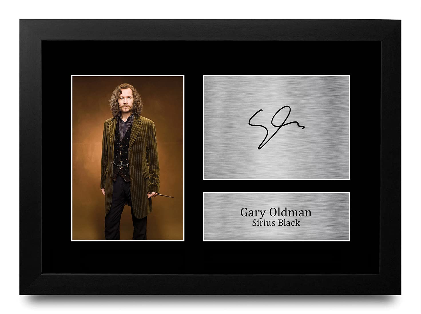 HWC Trading FR A4 Gary Oldman Harry Potter Sirius Black Gifts Printed Signed Autograph Picture for Movie Memorabilia Fans - A4 Framed — image 1
