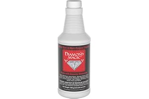 Diamond Magic - Water Spot & Multi-Purpose Cleaner (20 Ounces) Clean with The Power of Genuine Diamonds! Professional Cleaner/Hard Water Stain Remover. Made in The USA!