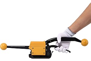 BestEquip A333 Steel Strapping Tool, Manual Sealless Strapping Tool, Steel Belt Packing Machine, Metal Banding Tools for 1/2" 5/8" 3/4" Steel Straps Banding
