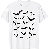 Halloween Bats Costume Halloween Bat Shirt Kids Boys Girls T-Shirt