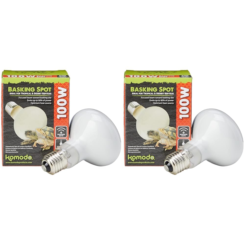 Komodo Basking Spot Lamp ES, 100 Watt, Packaging may vary (Pack of 2) — image 1