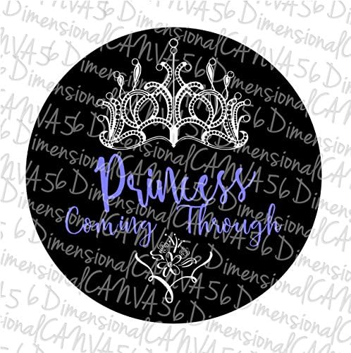Princess Coming Through jeep tire cover
