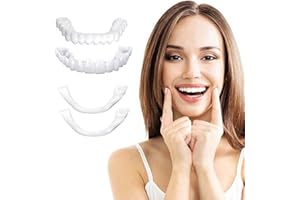 TKUUC Temporary dentures for Men and Women, Temporary Restoration of Teeth, Natural and Comfortable, Restoring Confidence and Smiling