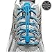 Lock Laces Reflective (Elastic No Tie Shoelaces) (Teal Blue)