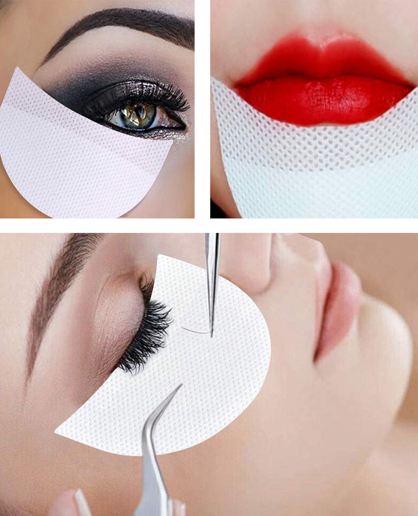 200 Pcs Eyeshadow Pads Stencils, Professional Eyeshadow Shield Eyeshadow Patches for Eye Makeup Supplies