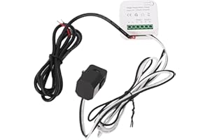 Jauarta Smart Energy Monitor for ZigBee KWh Power Electricity Usage Meter with 80A Clamp Current Transformer 90‑250VAC