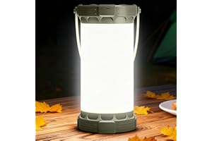 Glocusent 135 LED Ultra Bright Camping Lantern, Up to 200H, 5000mAh Camping Lights with 3 Colors & 5 Brightness, SOS, Max 1500LM, Rechargeable Lantern for Power Outages Camping Hiking Emergency