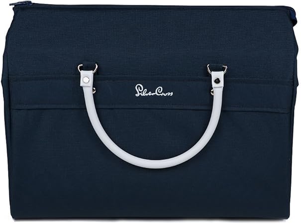 navy blue pram bag