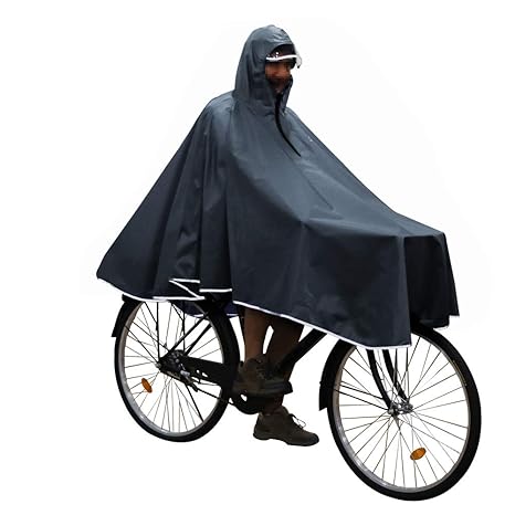 Anyoo Wasserdicht Radfahren Regen Poncho Portable Leichte Regenjacke Mit Kapuze Fahrrad Fahrrad Compact Regen Cape Wiederverw