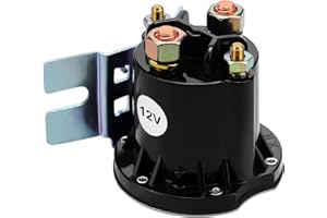 LOCOPOW 12v 150A Starter Solenoid Switch Relay Replace Trombetta 684-1261-212 684-1251-212 Intermittent Duty DC Contactor PowerSeal 4 Terminal for Golf Carts Dump Trailer Pallet Jacks