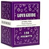 Love Guide Couples Card Game – 150 Conversation Cards for Dating, Deeper Communication & Emotional Intimacy – Fun Romantic Q&A Game for Married or New Couples, Date Night, Travel, or Gifts