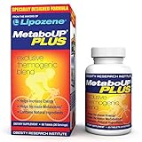 Lipozene MetaboUP Plus - Thermogenic Weight Loss Fat Burner For Women Or Men With Green Tea Extract - Energy Booster Pills - 60 Count Bottle