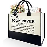 Book Lovers Tote Bag Gifts, Book Lover Reader Gifts, Birthday Gifts for Book Lover Bookish Bookworms Book Nerd, Librarian Gifts, Christmas Gifts for Book Lover, Results Can Be fatal