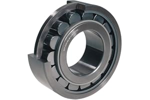 SKF NU 217 ECP/C3 Cylindrical Roller Bearing, Single Row, Removable Inner Ring, Straight Bore, High Capacity, C3 Clearance, P
