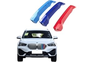Lanyun X1 F48 colored grille insert stripes trims for bmw 2020 2021 2022 F48 X1 LCI accessories front kidney large grilles 7-Beam