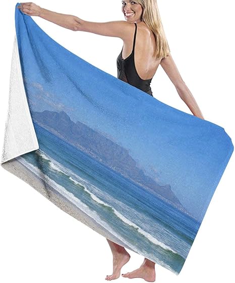 Amazon ビーチサイトポリエステルラージバスタオル 軽量吸収性ビーチタオル130x80 Cm ソフト 速乾性 バスタオル ホーム キッチン オンライン通販