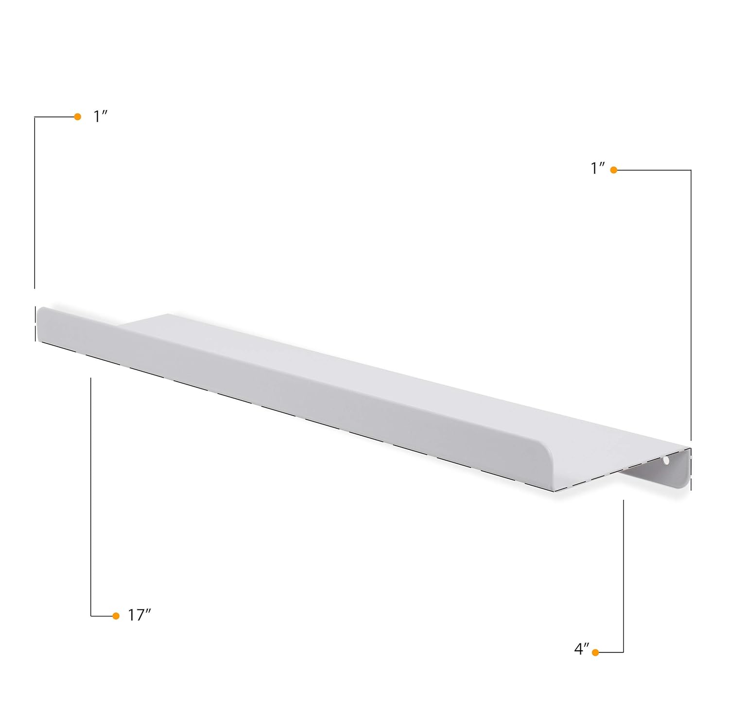 white floating bookshelves nursery