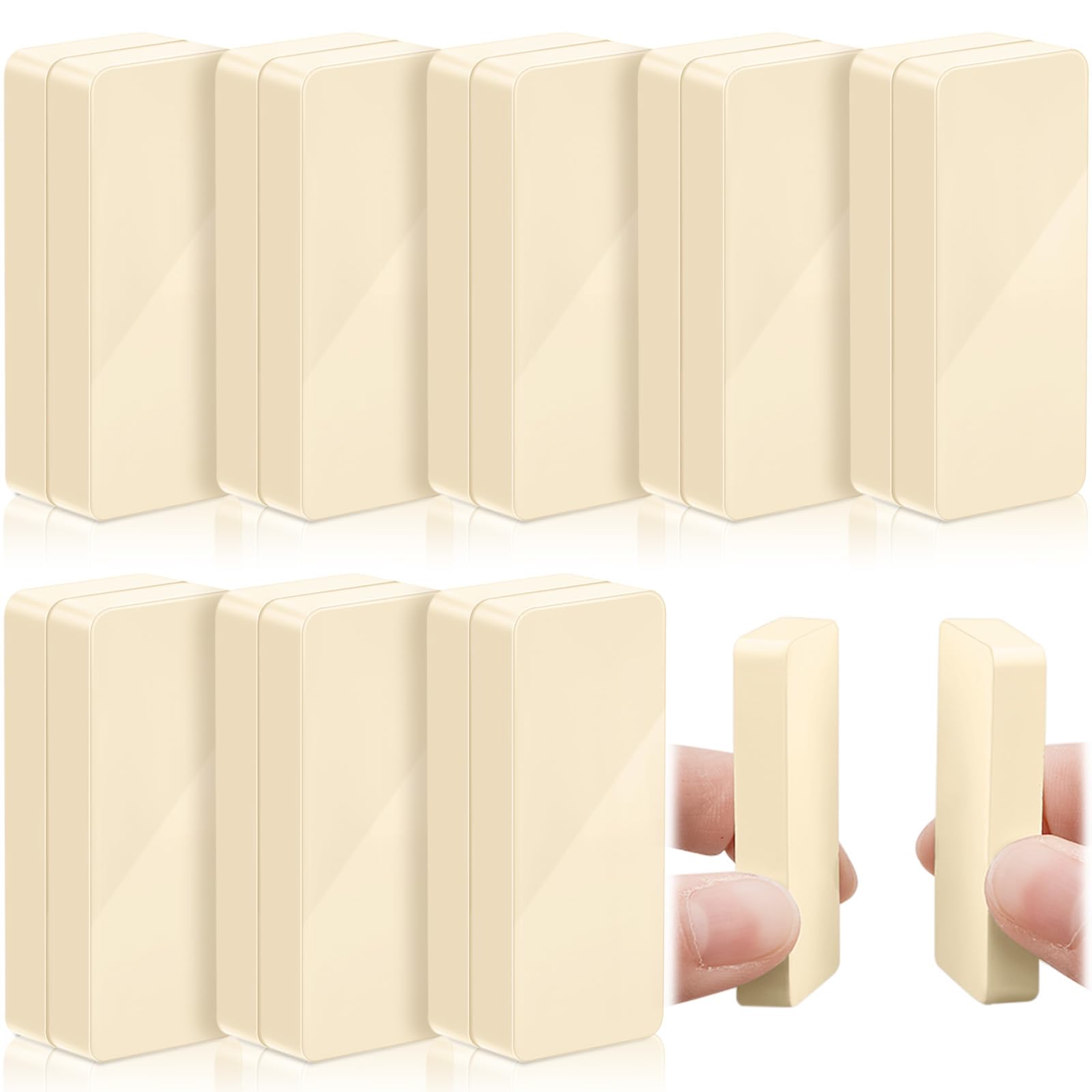 Photo 1 of 16 Pieces Outdoor Curtain Weights Heavy Outdoor Waterproof Curtain Magnets Flag Weight Magnetic Weight for Home Decor Shower Outside Curtains Tablecloth Flag Tablecloth to Stop Wind (Beige)