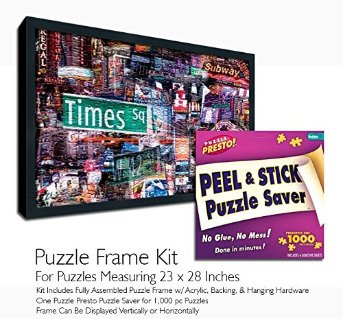 Jigsaw Puzzle Frame Kit - Made to Display Puzzles Measuring 23x28 Inches